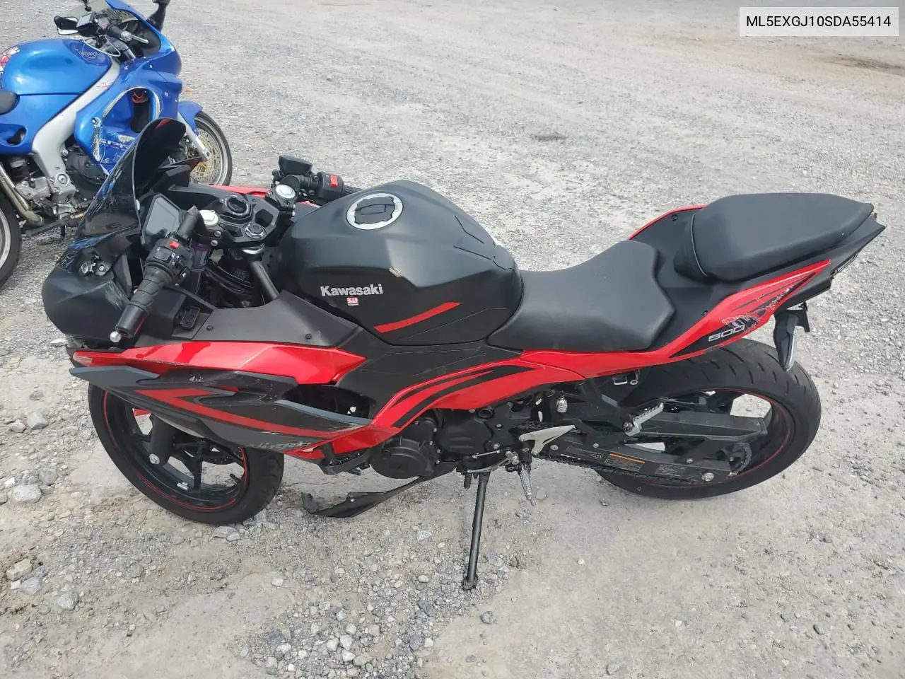 2025 Kawasaki Ex500 A VIN: ML5EXGJ10SDA55414 Lot: 65625995