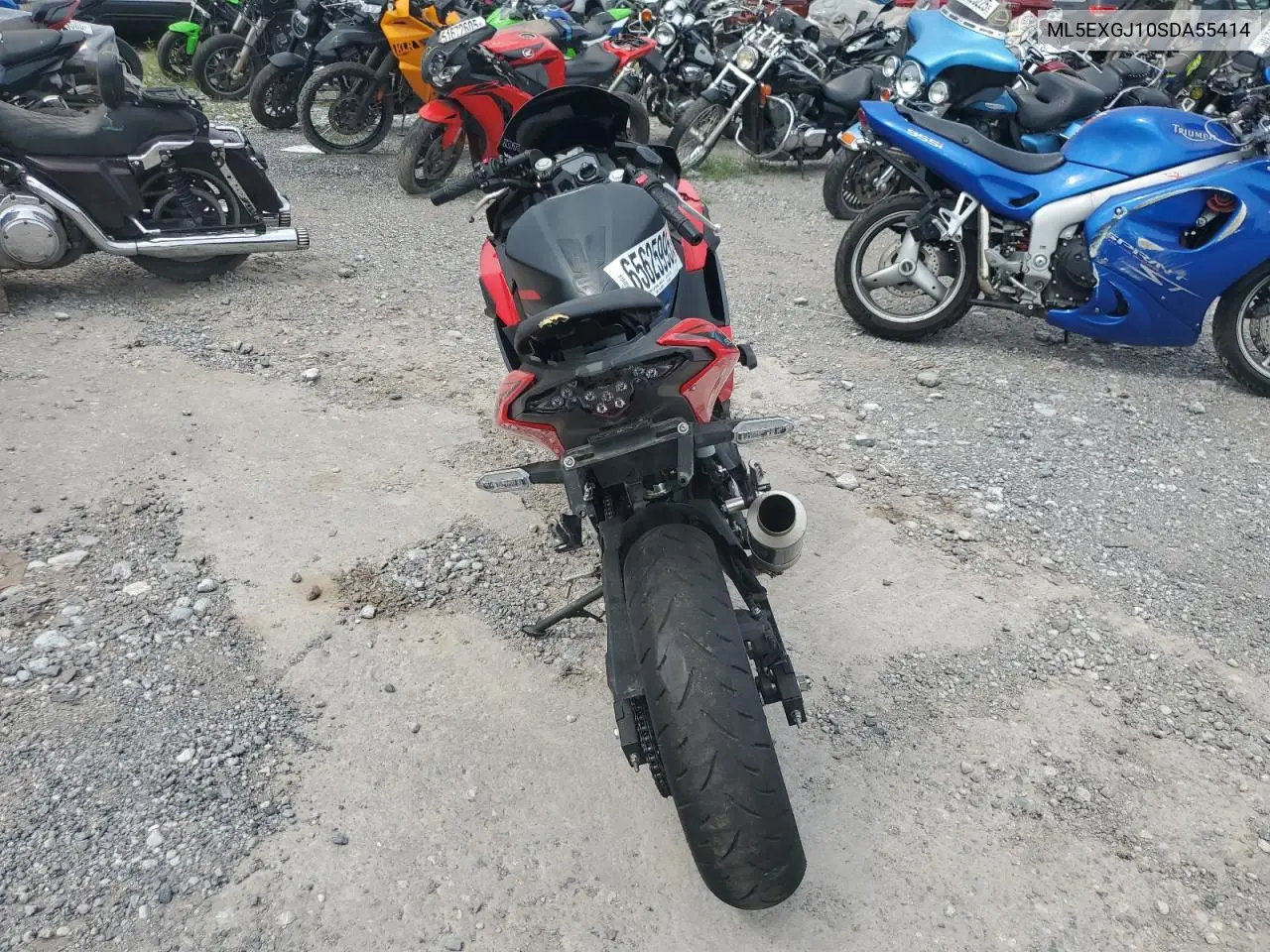 2025 Kawasaki Ex500 A VIN: ML5EXGJ10SDA55414 Lot: 65625995