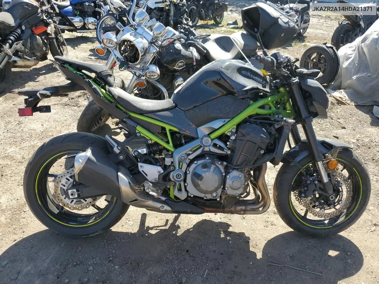 2017 Kawasaki Zr900 VIN: JKAZR2A14HDA21371 Lot: 57186585