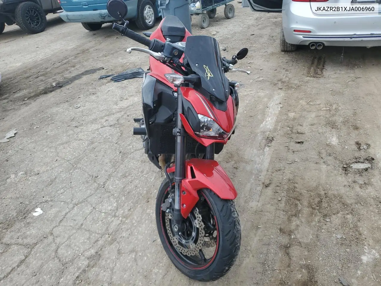2018 Kawasaki Zr900 VIN: JKAZR2B1XJA006960 Lot: 58918615
