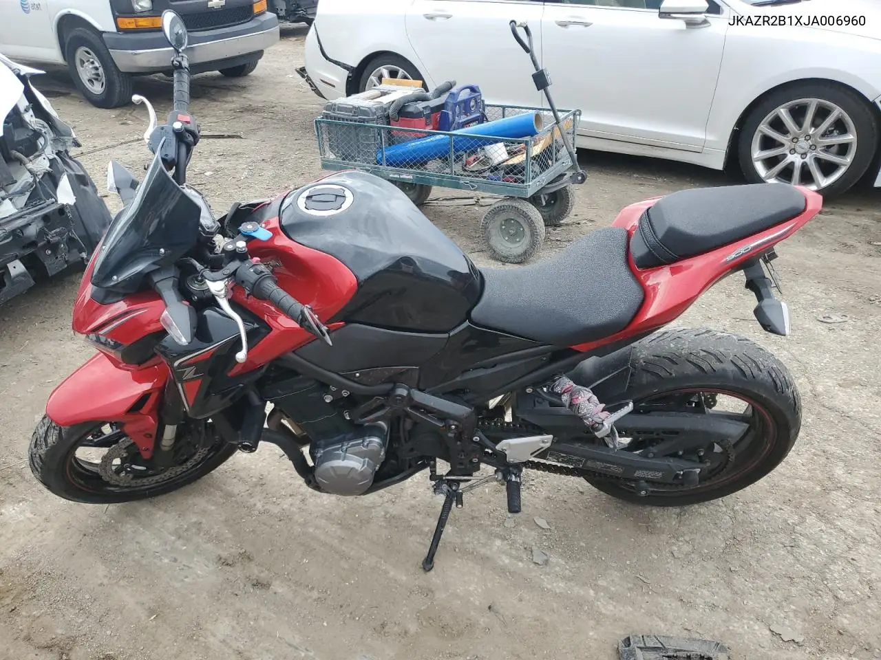 2018 Kawasaki Zr900 VIN: JKAZR2B1XJA006960 Lot: 58918615