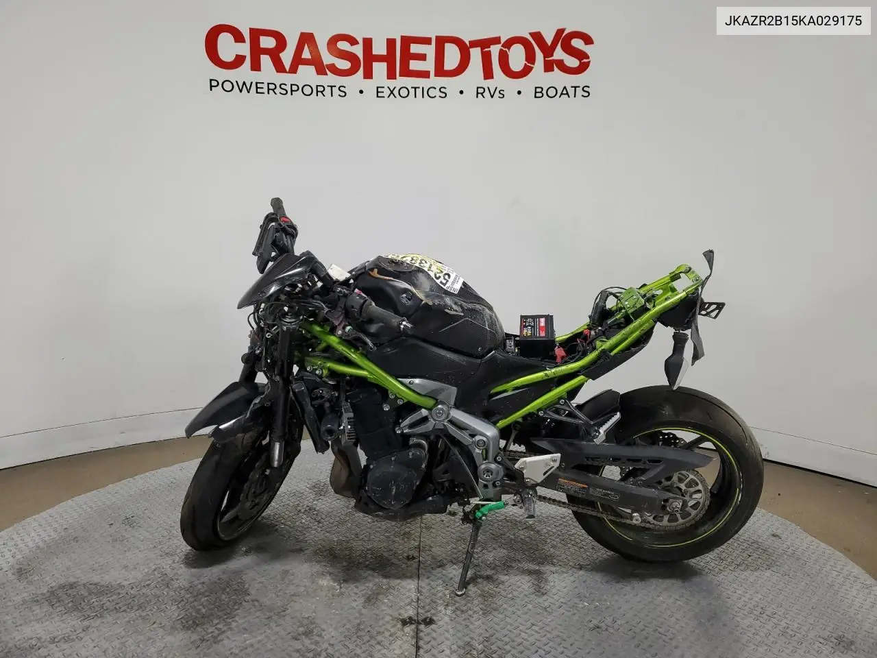 2019 Kawasaki Zr900 VIN: JKAZR2B15KA029175 Lot: 55818595
