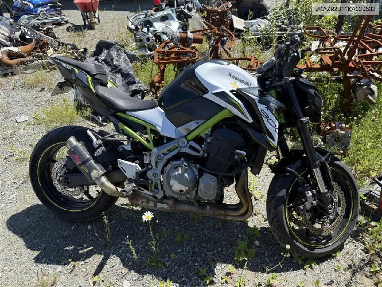 2019 Kawasaki Zr900 VIN: JKAZR2B11KA030632 Lot: 62858425