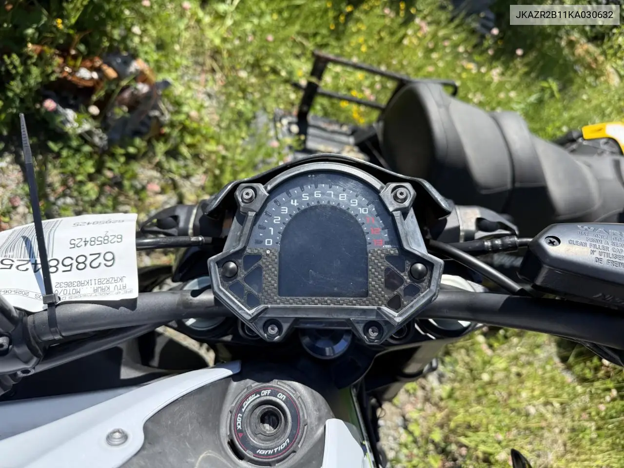 2019 Kawasaki Zr900 VIN: JKAZR2B11KA030632 Lot: 62858425