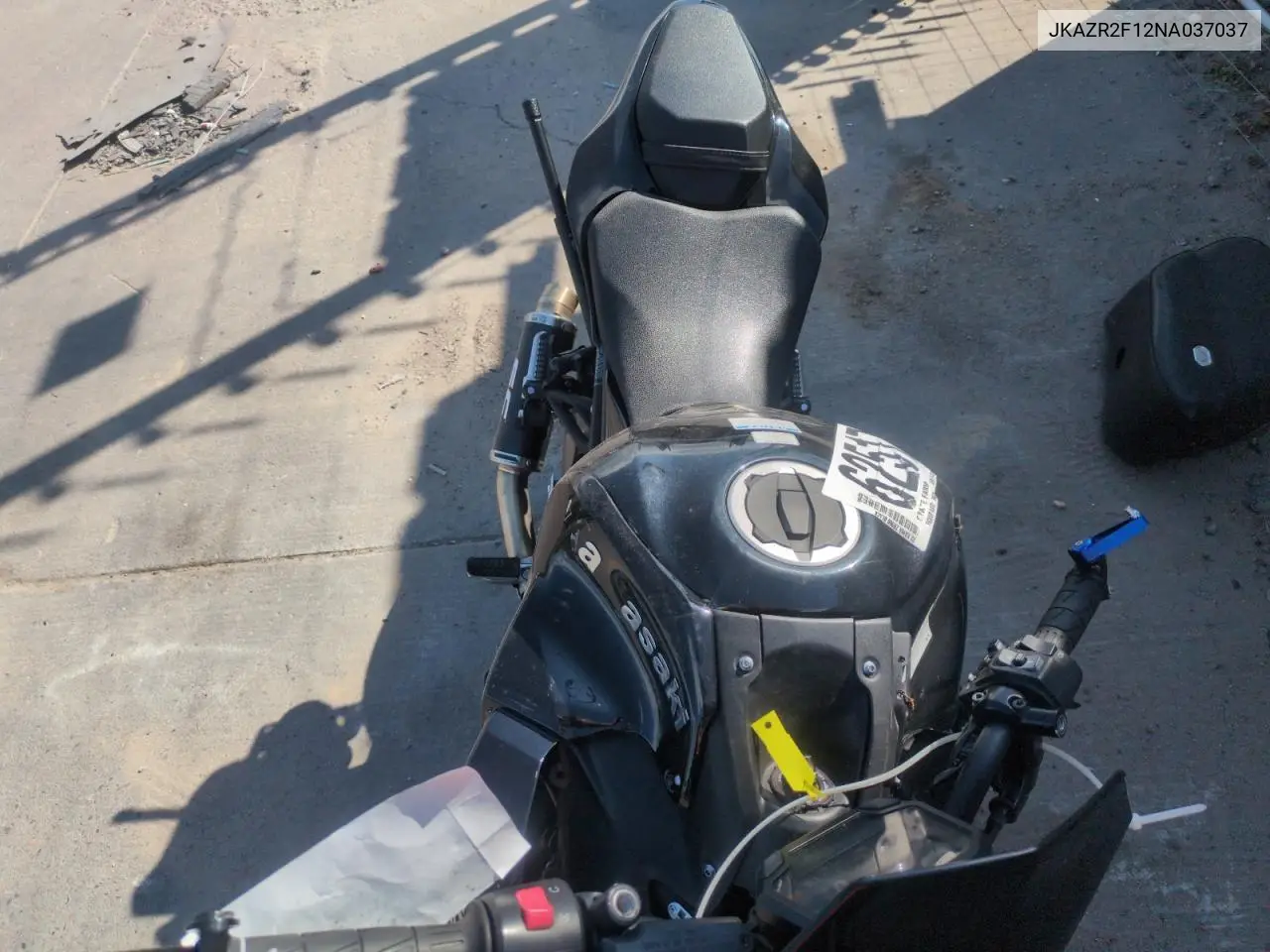 2022 Kawasaki Zr900 VIN: JKAZR2F12NA037037 Lot: 62517395