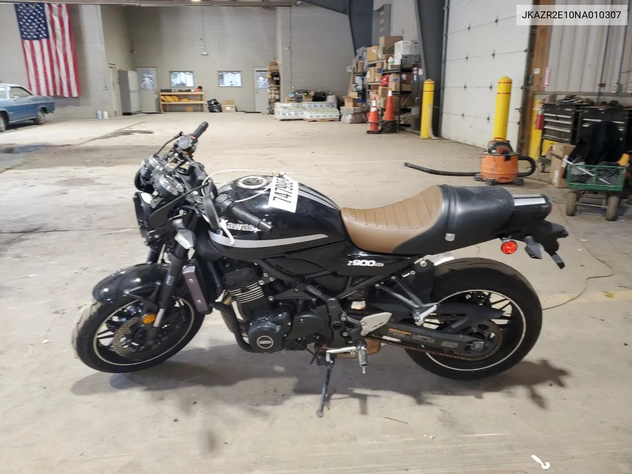 2022 Kawasaki Zr900 VIN: JKAZR2E10NA010307 Lot: 74799594