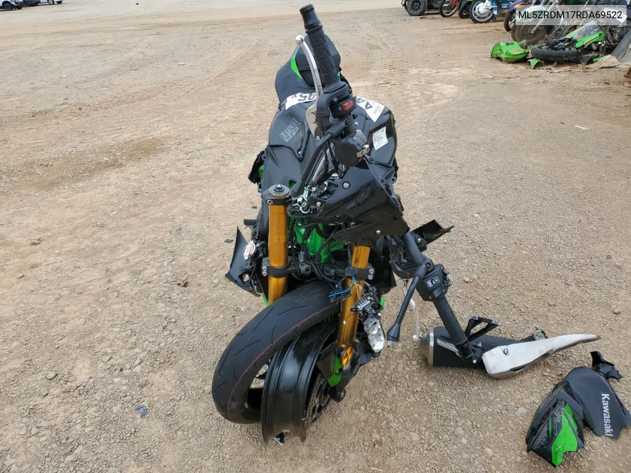2024 Kawasaki Zr900 M VIN: ML5ZRDM17RDA69522 Lot: 44336595