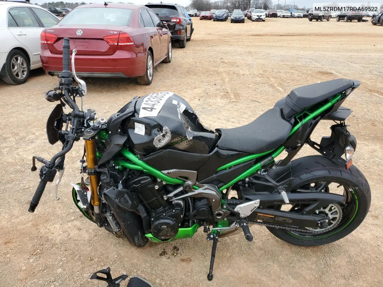 2024 Kawasaki Zr900 M VIN: ML5ZRDM17RDA69522 Lot: 44336595