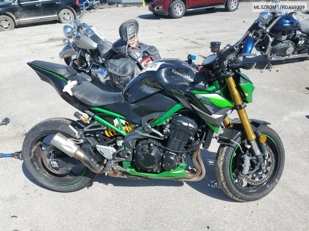 2024 Kawasaki Zr900 M VIN: ML5ZRDM17RDA69309 Lot: 47945775