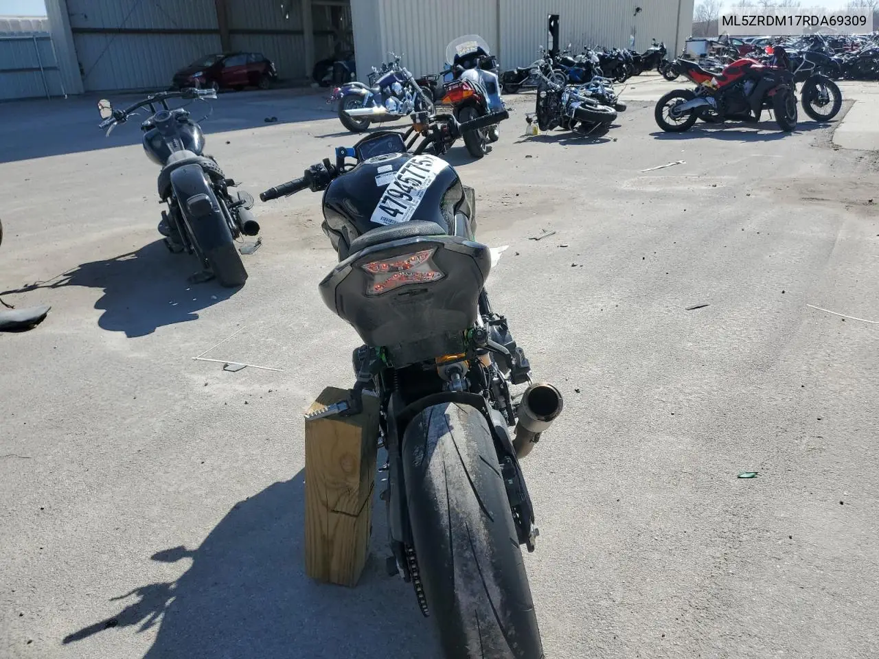 2024 Kawasaki Zr900 M VIN: ML5ZRDM17RDA69309 Lot: 47945775