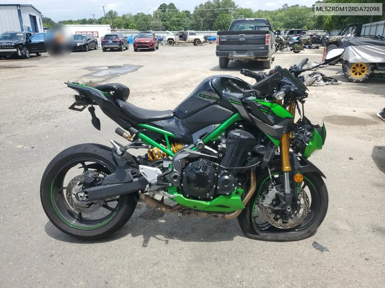 2024 Kawasaki Zr900 M VIN: ML5ZRDM12RDA72098 Lot: 59361255