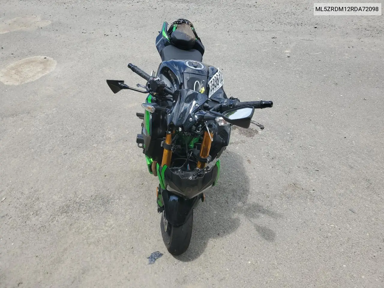 2024 Kawasaki Zr900 M VIN: ML5ZRDM12RDA72098 Lot: 59361255