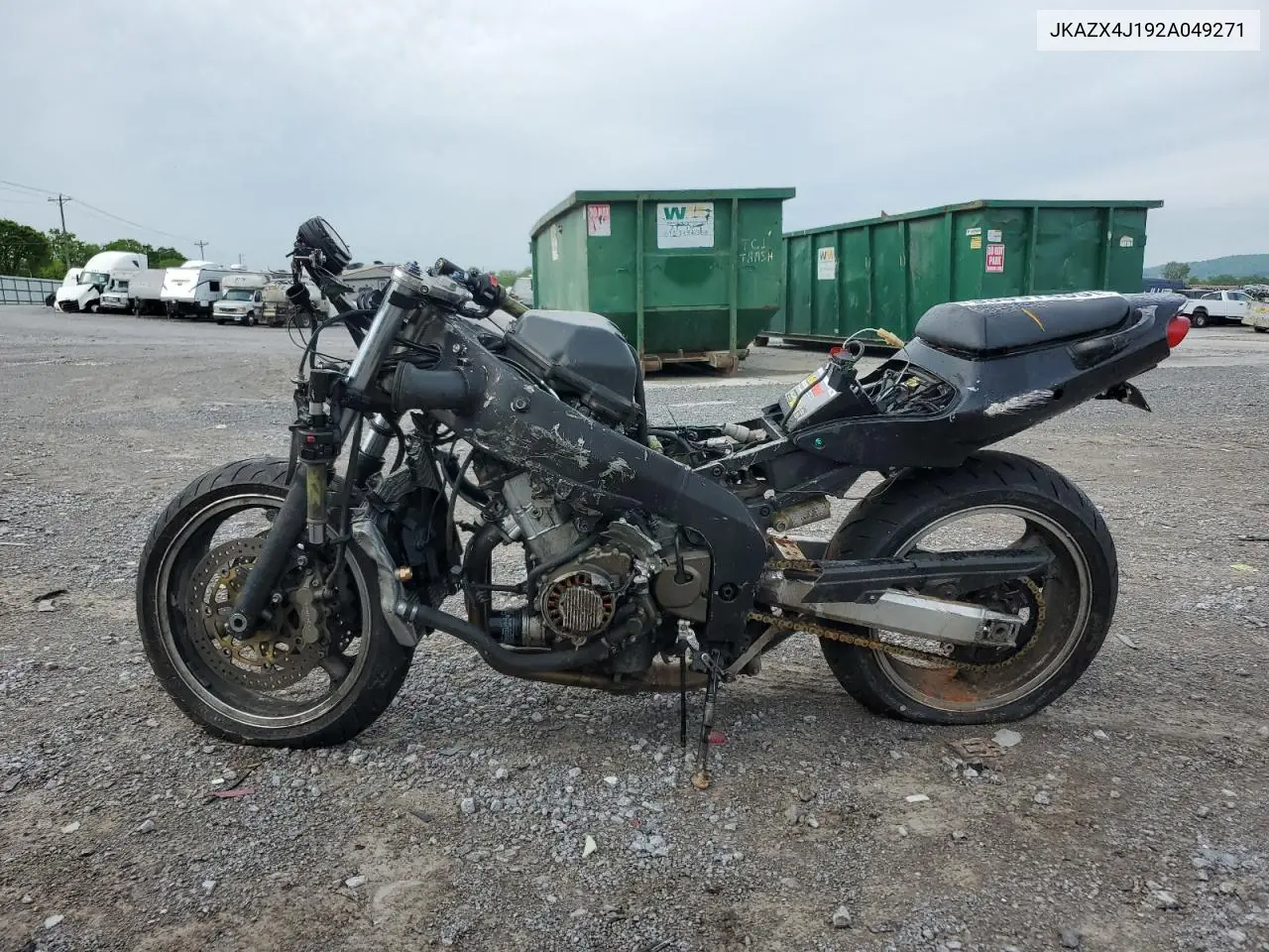 2002 Kawasaki Zx600 J1 VIN: JKAZX4J192A049271 Lot: 53897485