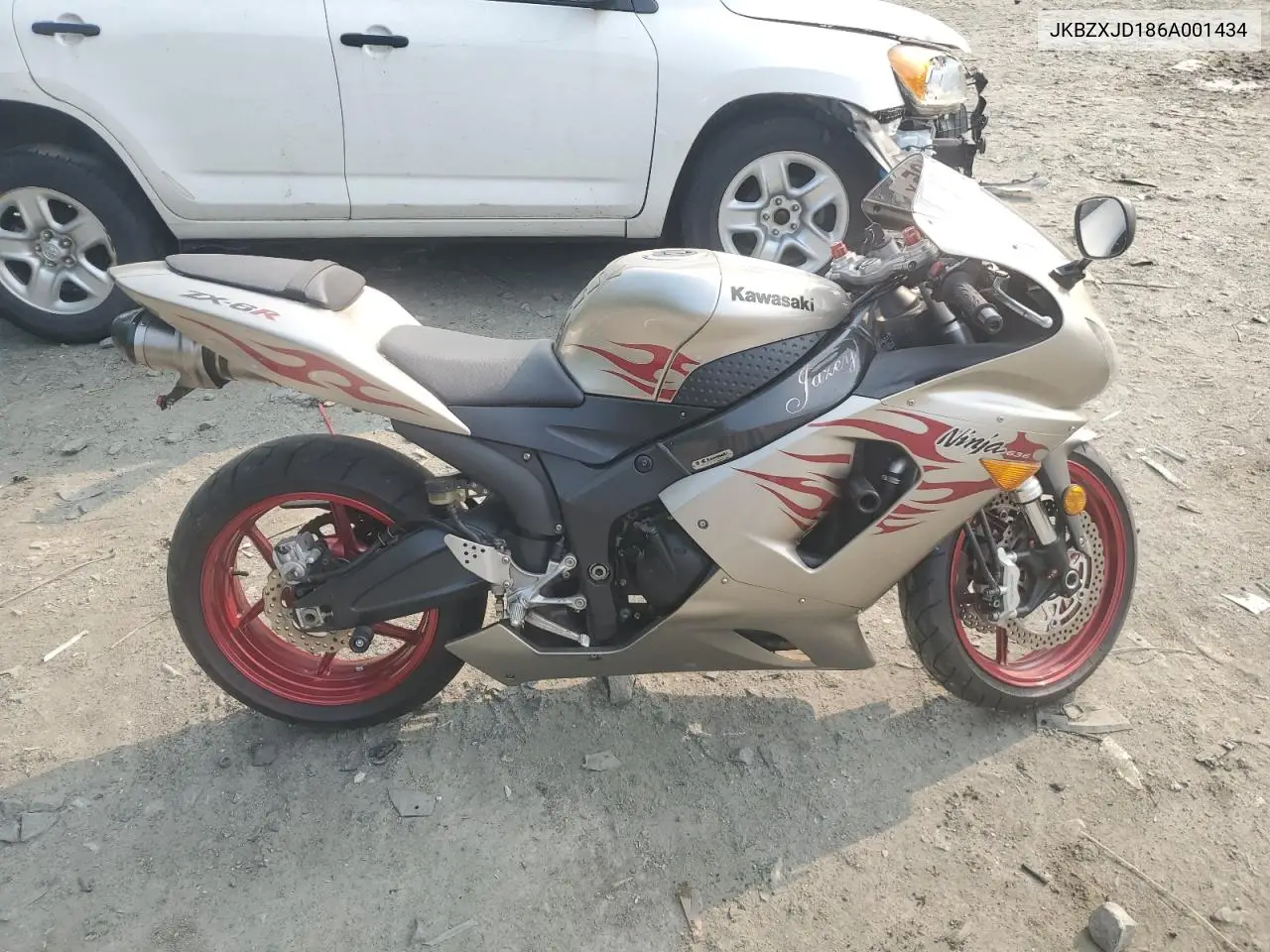 2006 Kawasaki Zx636 C1 VIN: JKBZXJD186A001434 Lot: 59036125