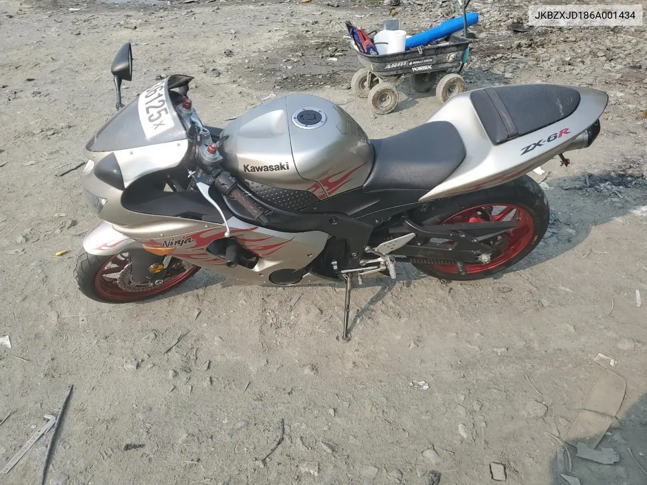 2006 Kawasaki Zx636 C1 VIN: JKBZXJD186A001434 Lot: 59036125