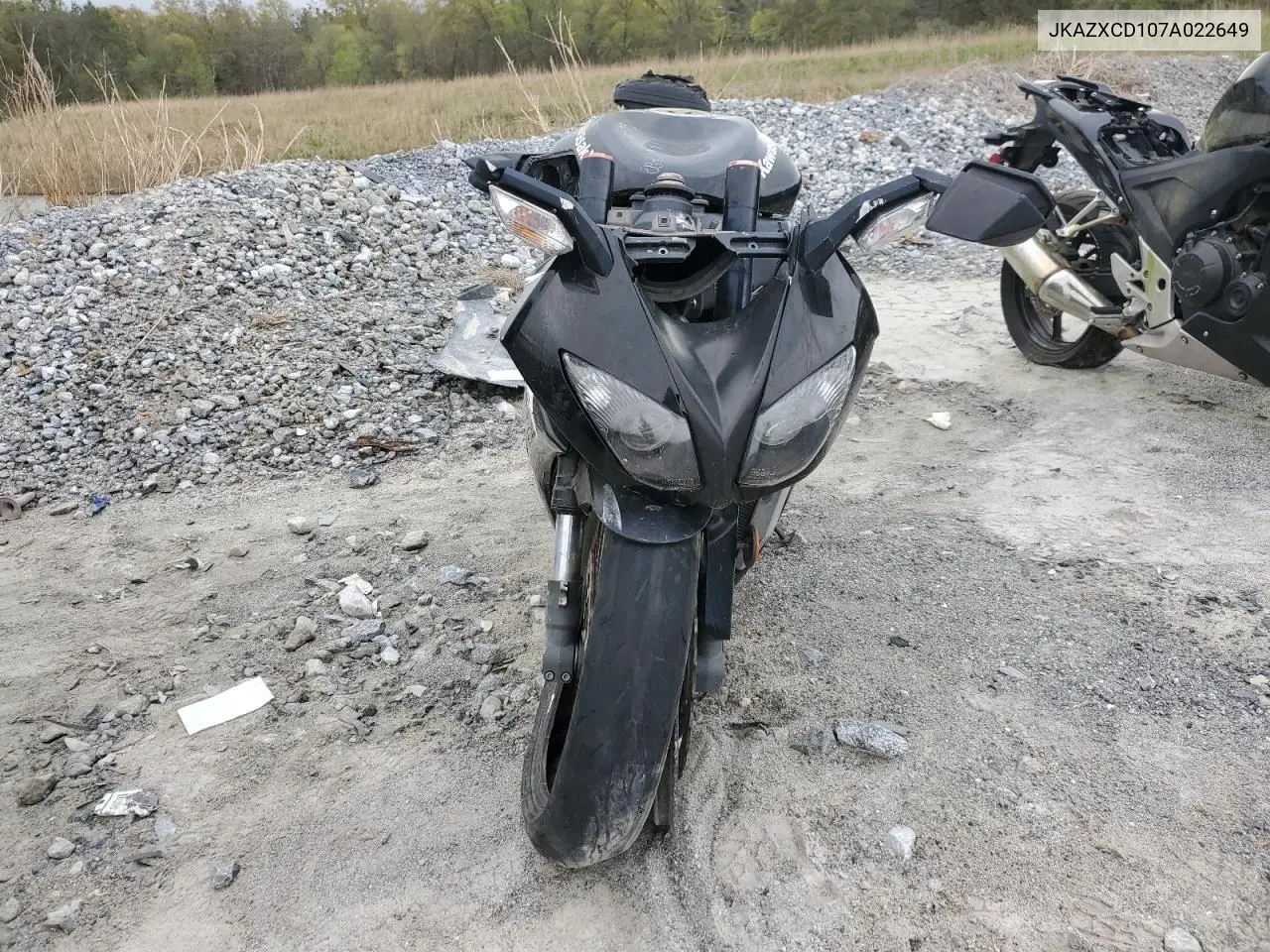 2007 Kawasaki Zx1000 D VIN: JKAZXCD107A022649 Lot: 50719095