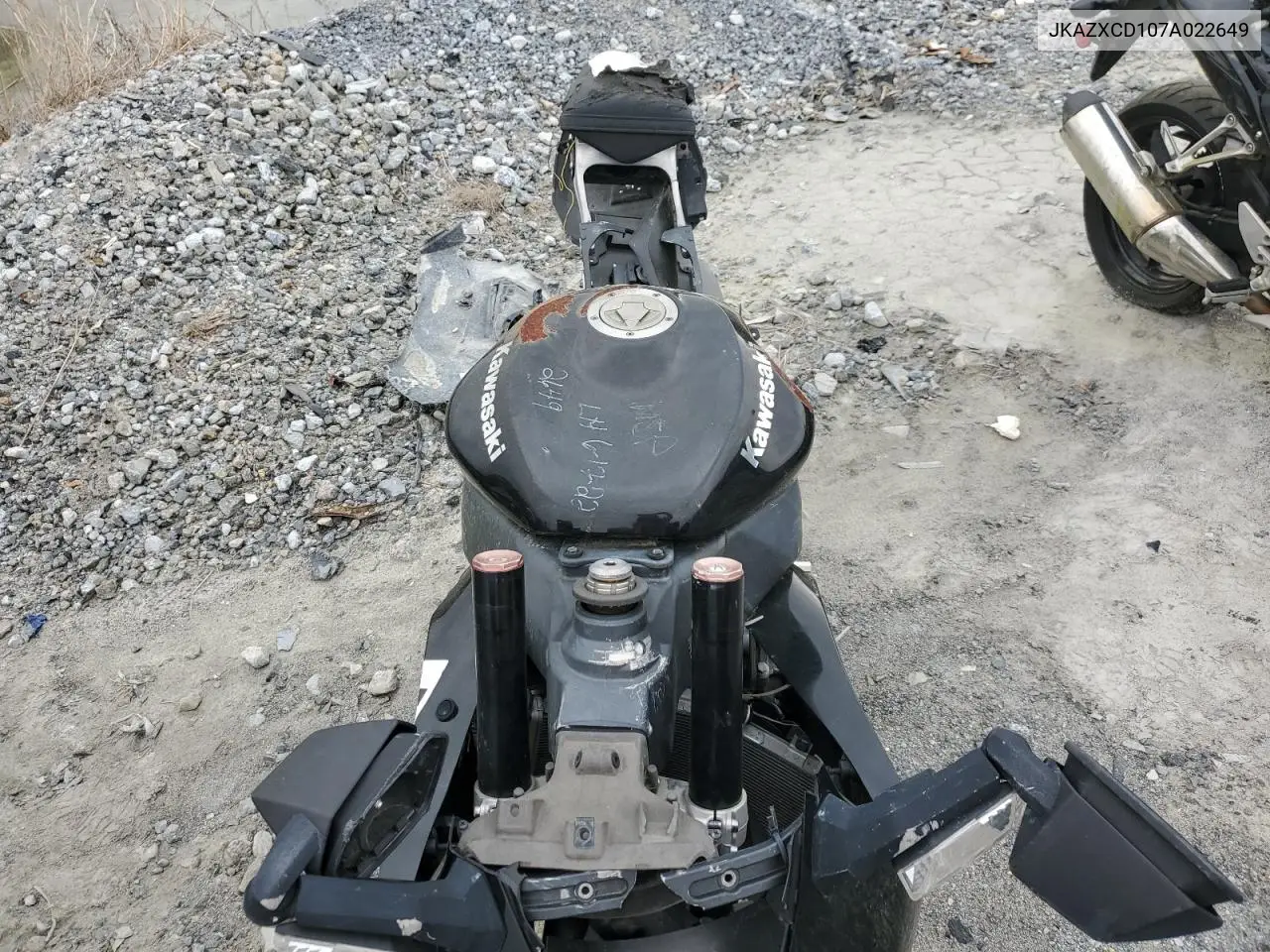 2007 Kawasaki Zx1000 D VIN: JKAZXCD107A022649 Lot: 50719095