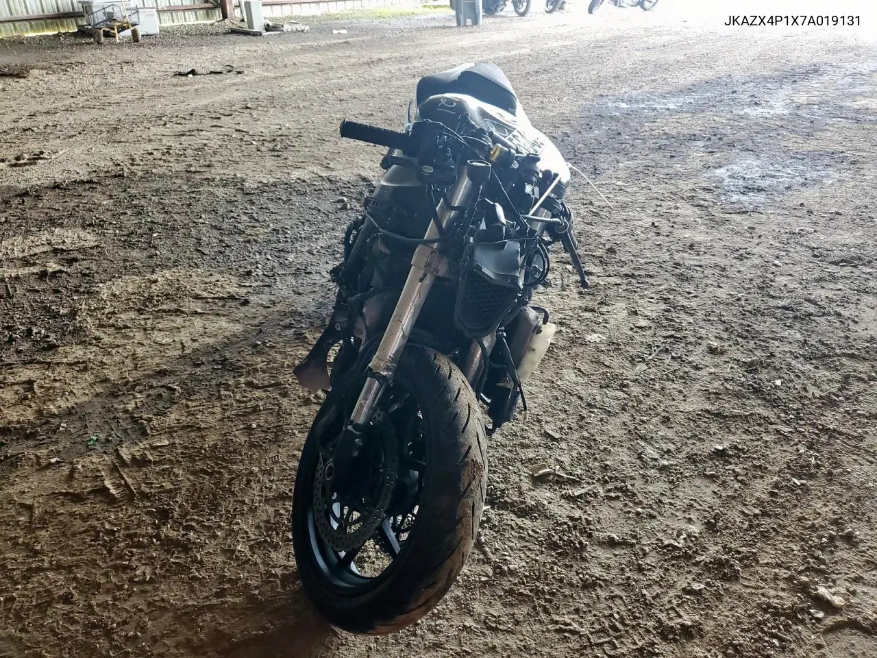 2007 Kawasaki Zx600 P VIN: JKAZX4P1X7A019131 Lot: 58400815