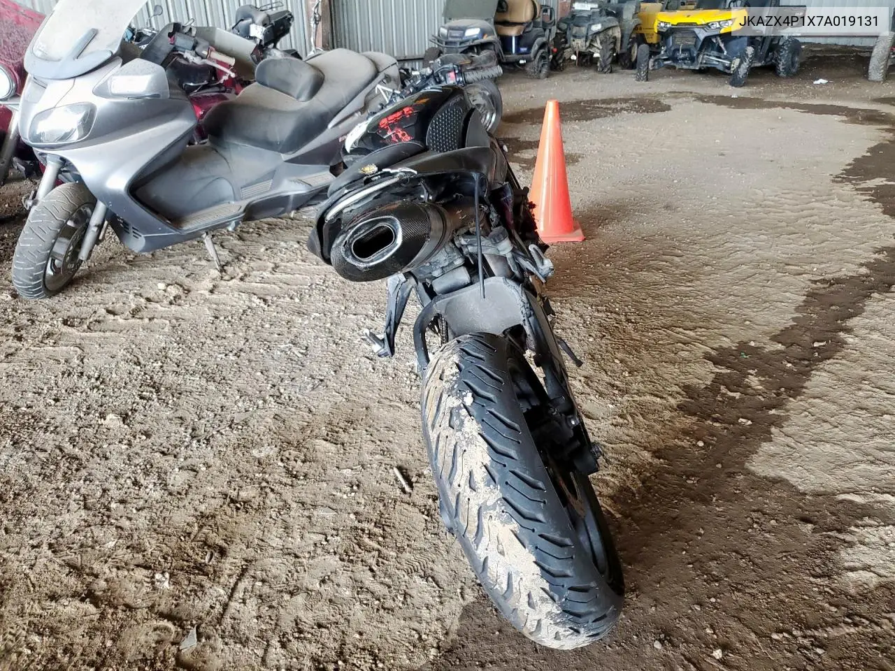 2007 Kawasaki Zx600 P VIN: JKAZX4P1X7A019131 Lot: 58400815