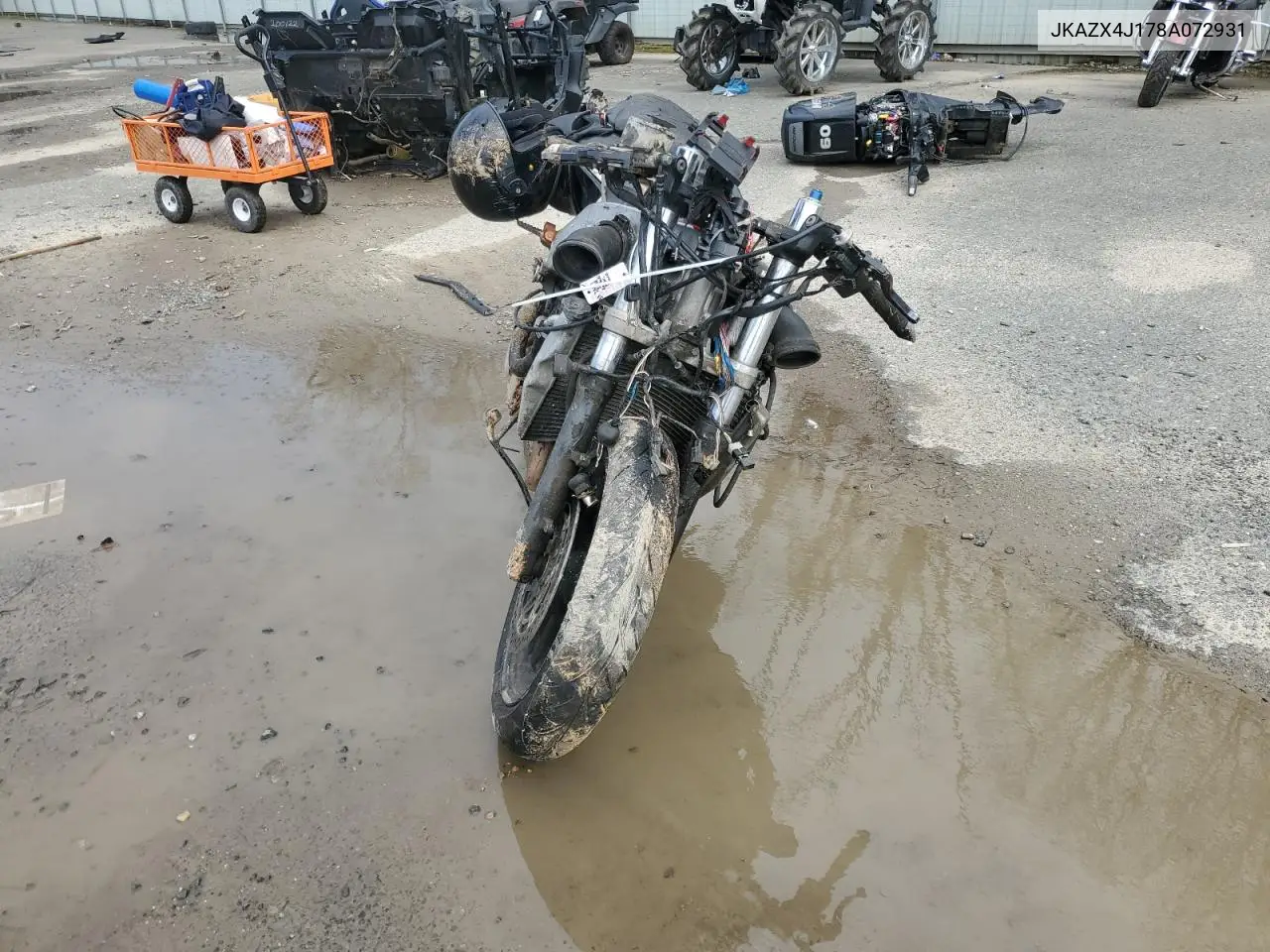 2008 Kawasaki Zx600 J1 VIN: JKAZX4J178A072931 Lot: 50348275