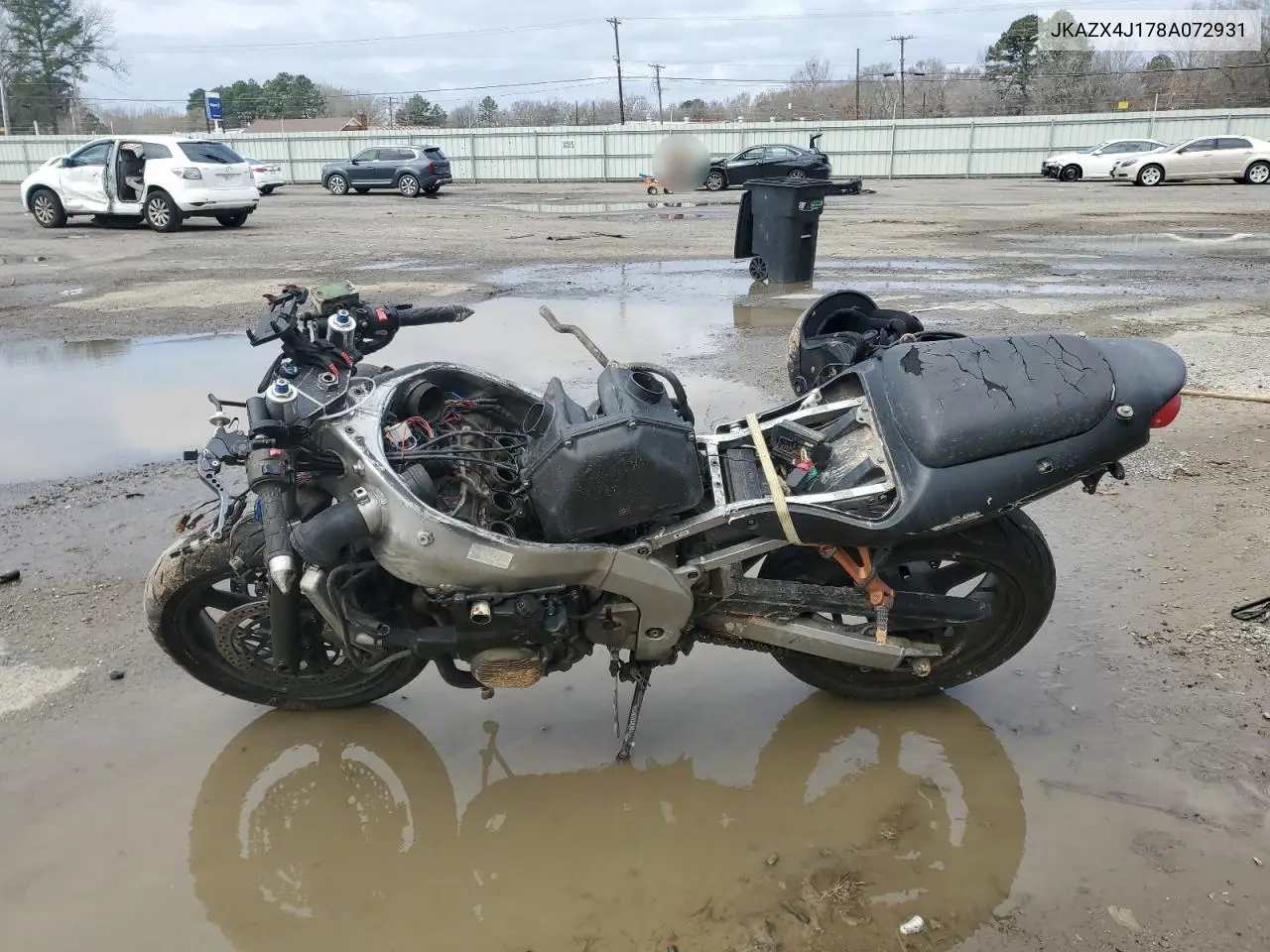 2008 Kawasaki Zx600 J1 VIN: JKAZX4J178A072931 Lot: 50348275