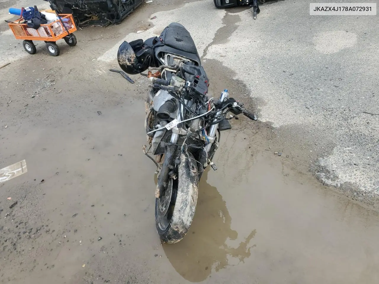 2008 Kawasaki Zx600 J1 VIN: JKAZX4J178A072931 Lot: 50348275