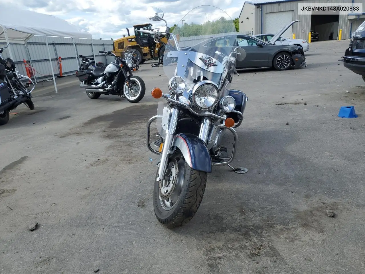 2008 Kawasaki Vn1600 D VIN: JKBVNKD148A020883 Lot: 59278425
