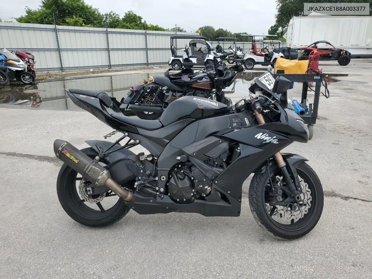 2008 Kawasaki Zx1000 E VIN: JKAZXCE188A003377 Lot: 59767405