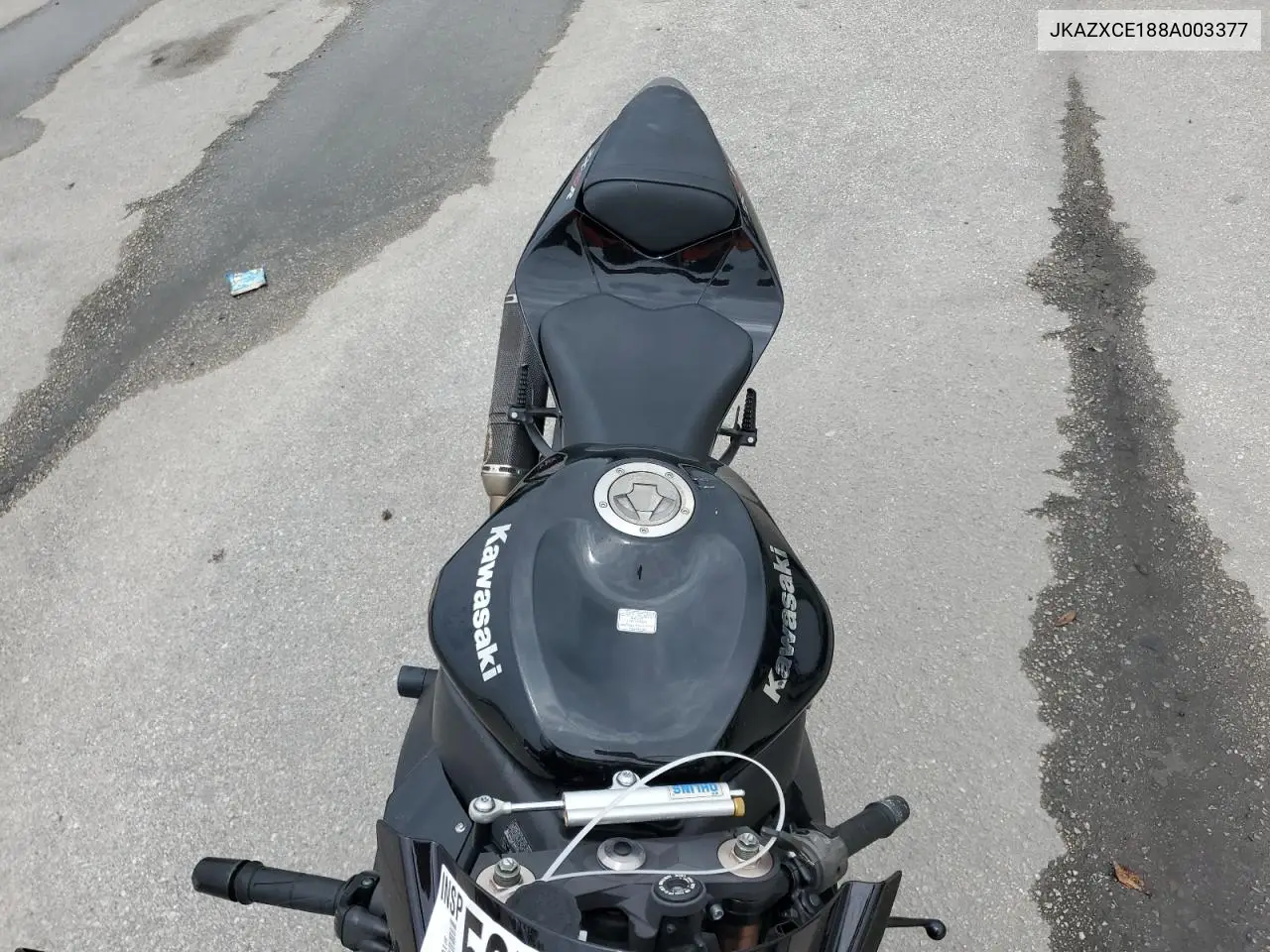2008 Kawasaki Zx1000 E VIN: JKAZXCE188A003377 Lot: 59767405