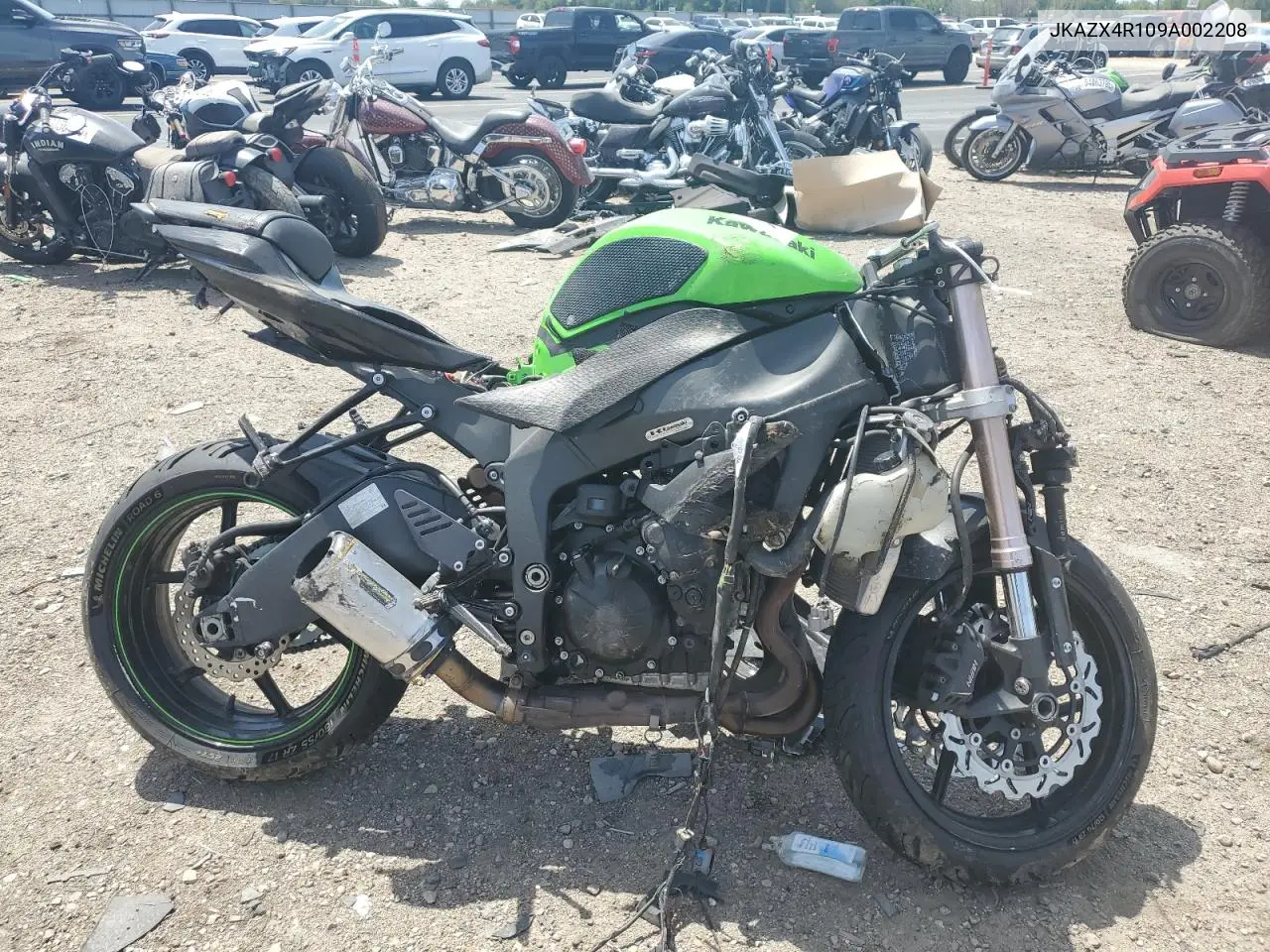 2009 Kawasaki Zx600 R VIN: JKAZX4R109A002208 Lot: 58437365