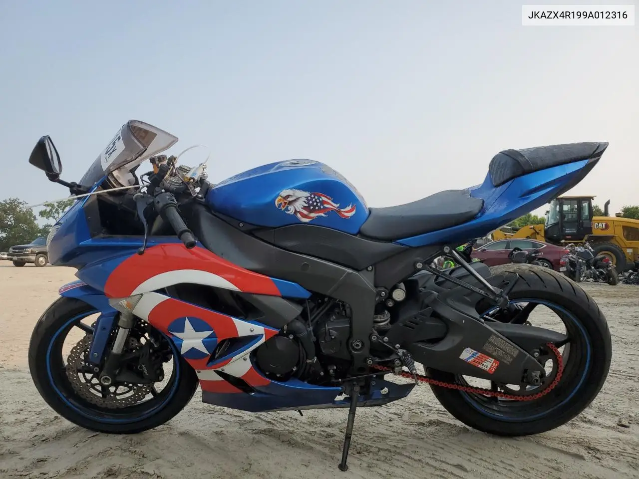 2009 Kawasaki Zx600 R VIN: JKAZX4R199A012316 Lot: 59253915