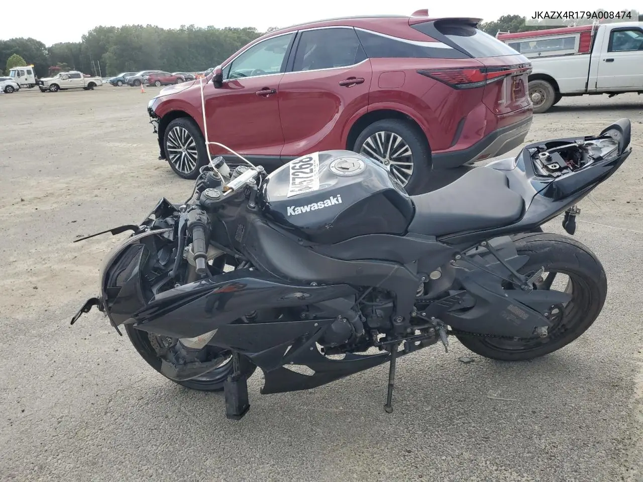 2009 Kawasaki Zx600 R VIN: JKAZX4R179A008474 Lot: 64572685