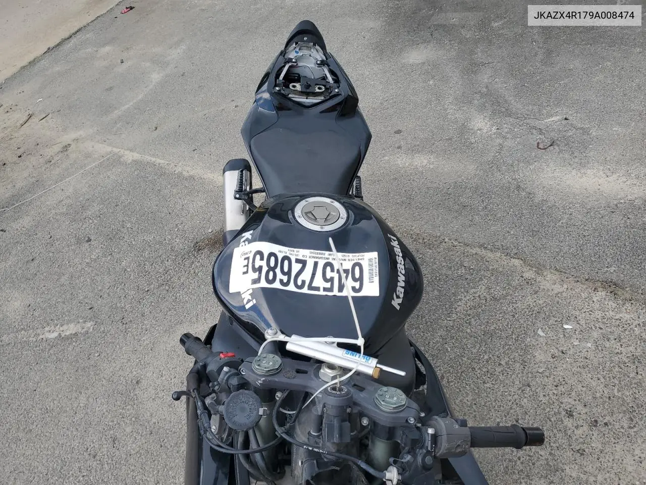 2009 Kawasaki Zx600 R VIN: JKAZX4R179A008474 Lot: 64572685