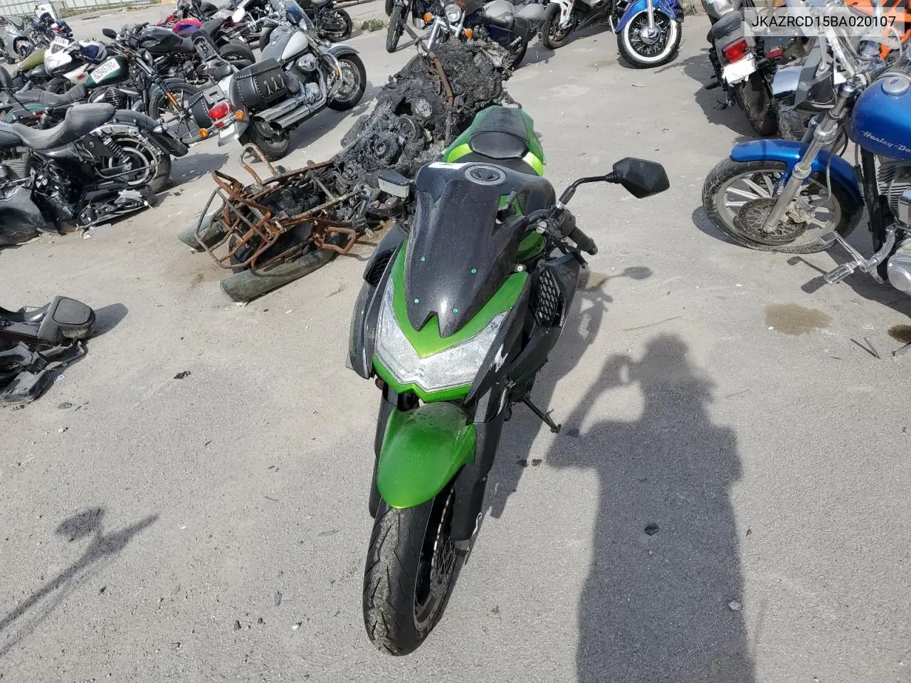 2011 Kawasaki Zr1000 D VIN: JKAZRCD15BA020107 Lot: 73459314