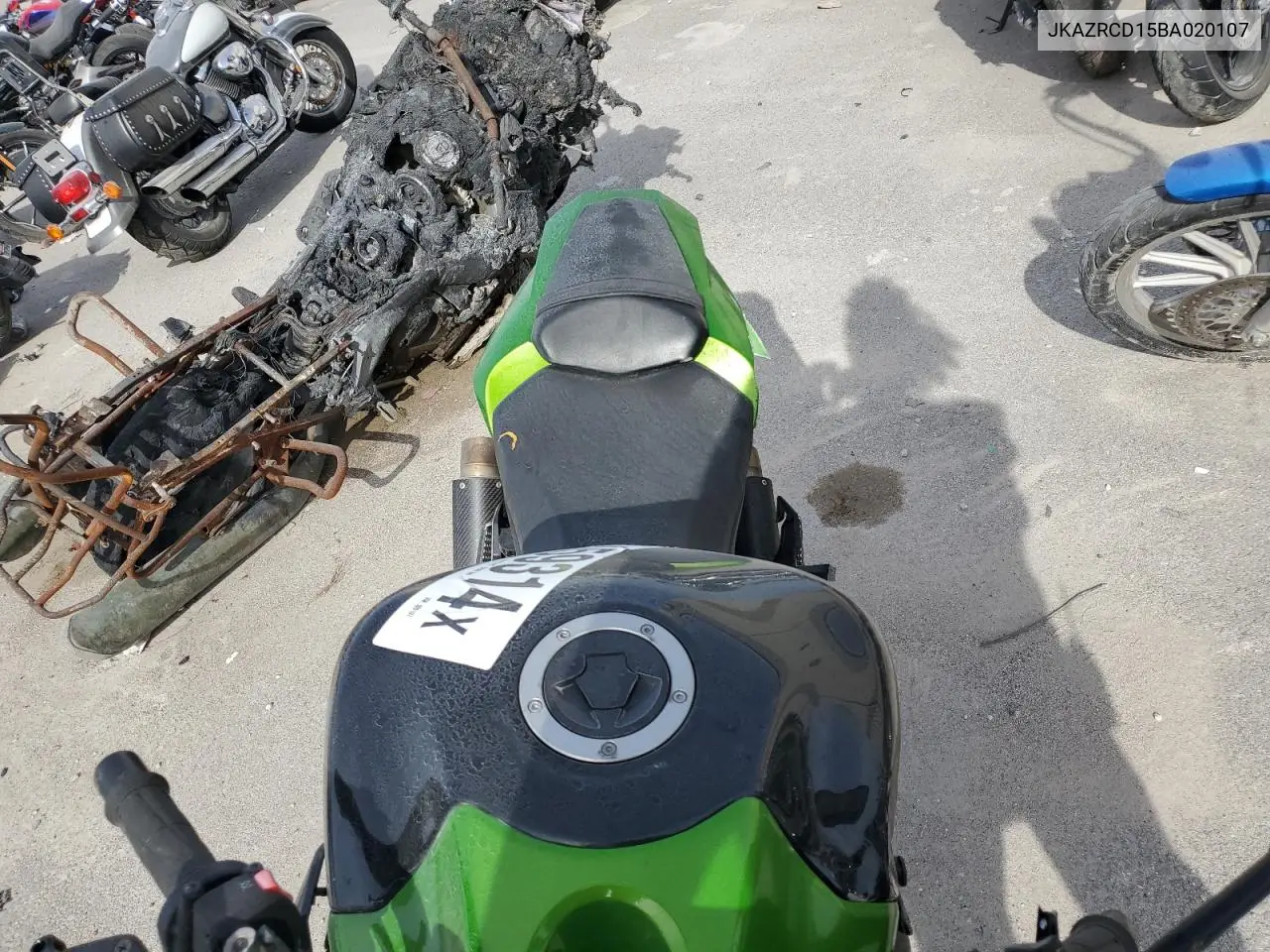2011 Kawasaki Zr1000 D VIN: JKAZRCD15BA020107 Lot: 73459314