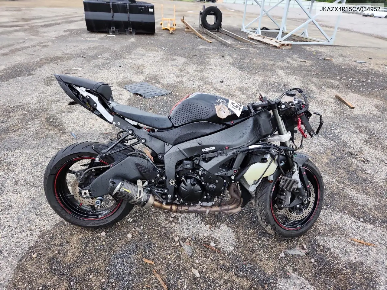 2012 Kawasaki Zx600 R VIN: JKAZX4R15CA034952 Lot: 62382775