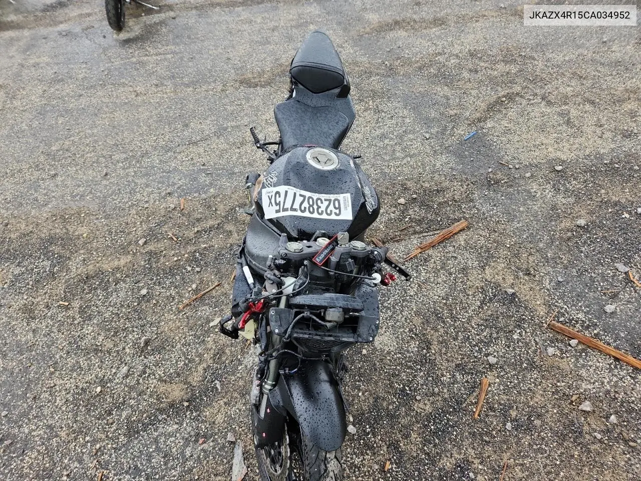 2012 Kawasaki Zx600 R VIN: JKAZX4R15CA034952 Lot: 62382775
