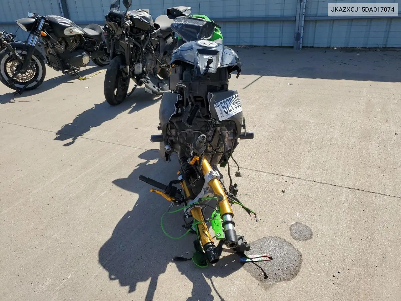 2013 Kawasaki Zx1000 J VIN: JKAZXCJ15DA017074 Lot: 52799005
