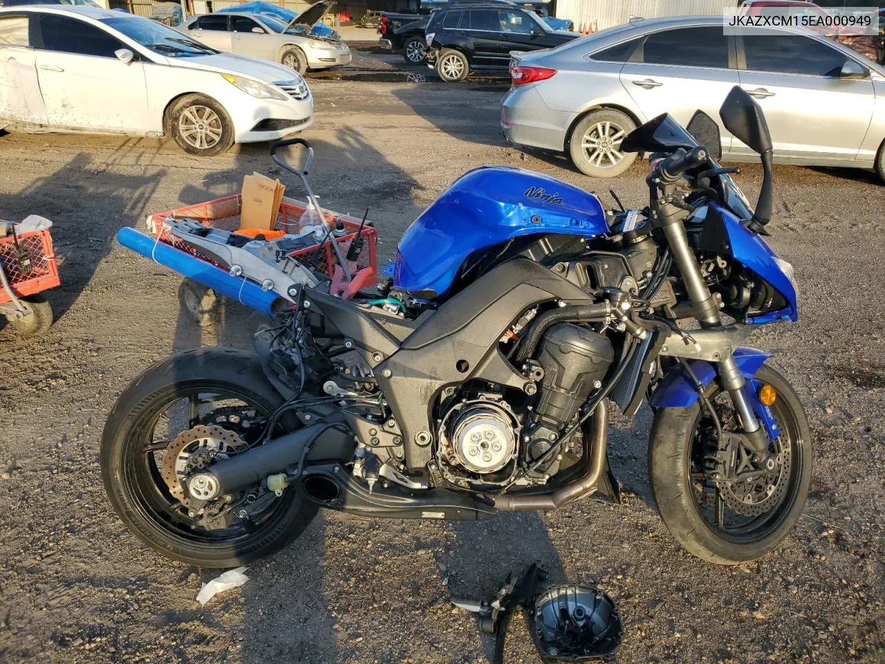 2014 Kawasaki Zx1000 M VIN: JKAZXCM15EA000949 Lot: 77806034