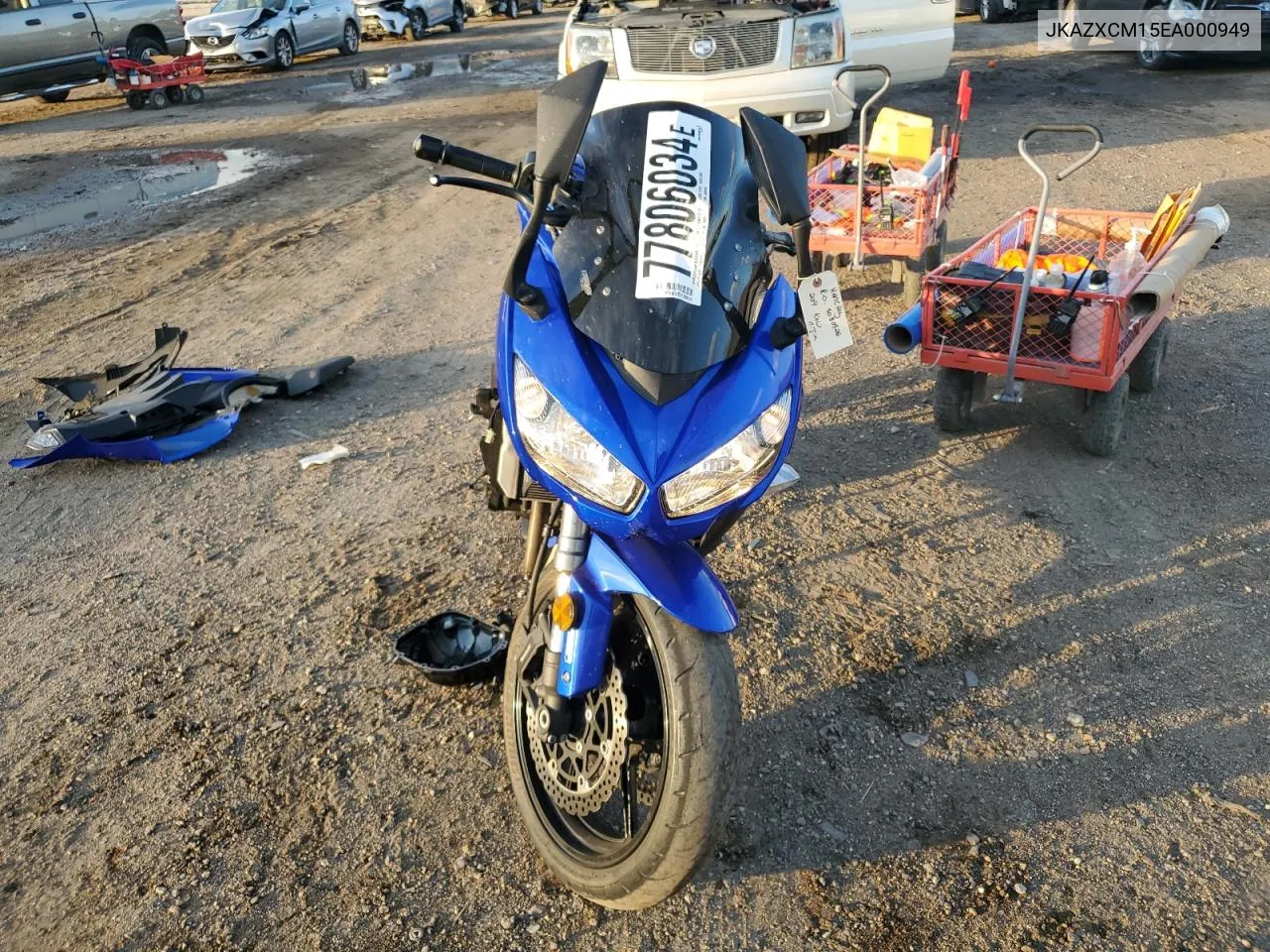 2014 Kawasaki Zx1000 M VIN: JKAZXCM15EA000949 Lot: 77806034