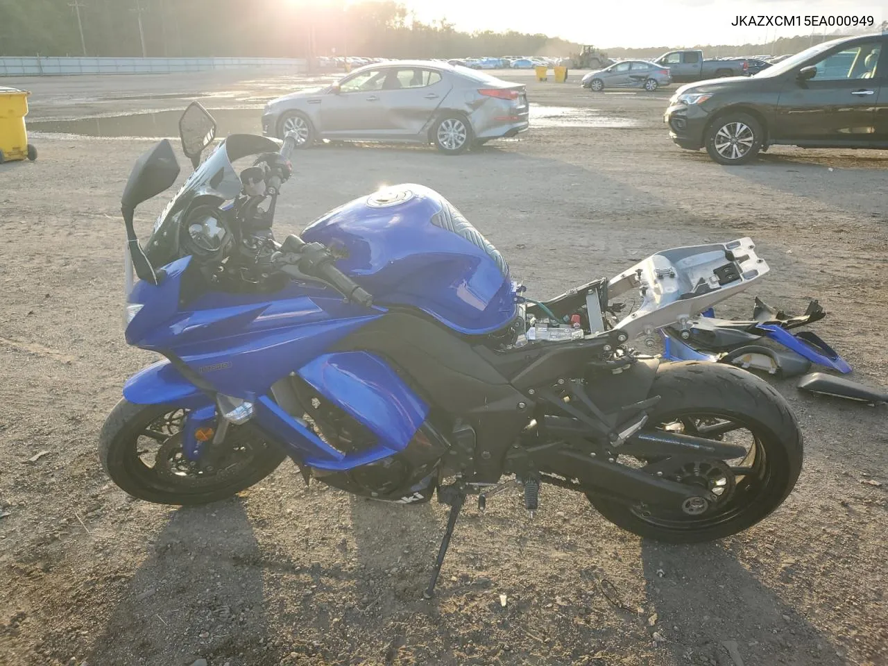 2014 Kawasaki Zx1000 M VIN: JKAZXCM15EA000949 Lot: 77806034