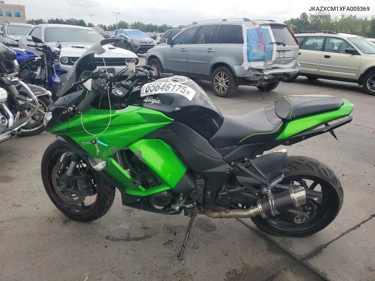 2015 Kawasaki Zx1000 M VIN: JKAZXCM1XFA005369 Lot: 65646175