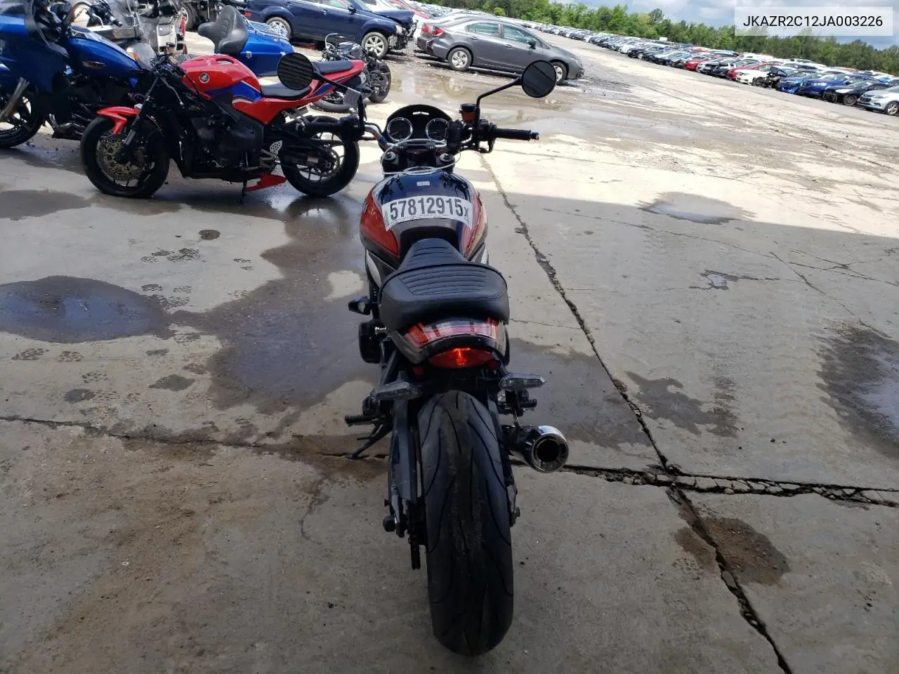 2018 Kawasaki Zr900 R VIN: JKAZR2C12JA003226 Lot: 57812915