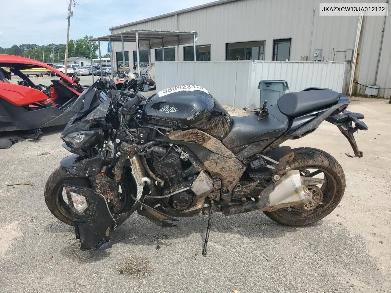 2018 Kawasaki Zx1000 W VIN: JKAZXCW13JA012122 Lot: 58092315