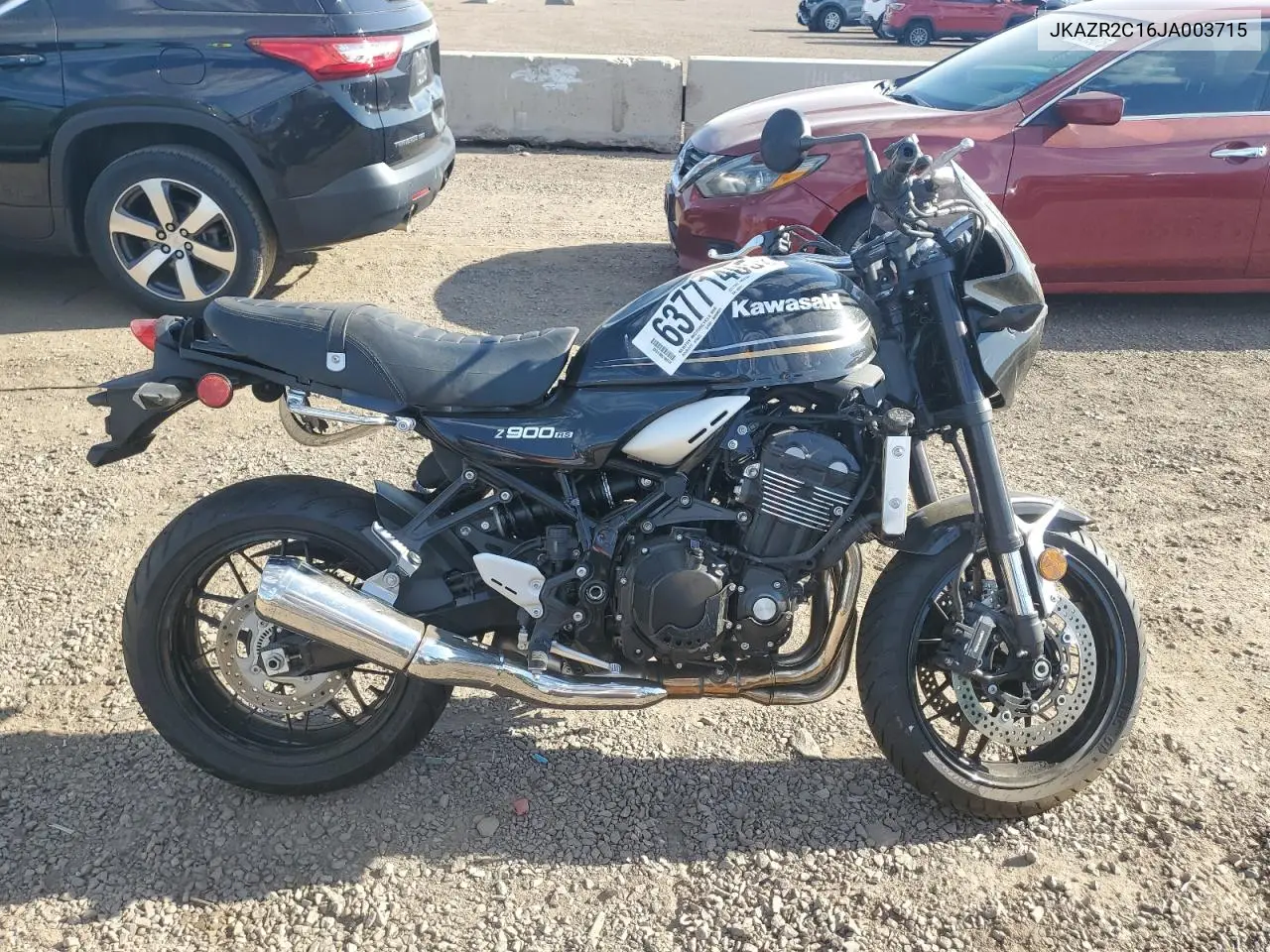 2018 Kawasaki Zr900 R VIN: JKAZR2C16JA003715 Lot: 63771405