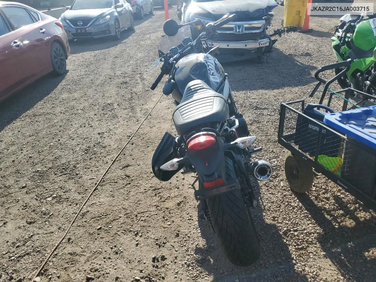 2018 Kawasaki Zr900 R VIN: JKAZR2C16JA003715 Lot: 63771405