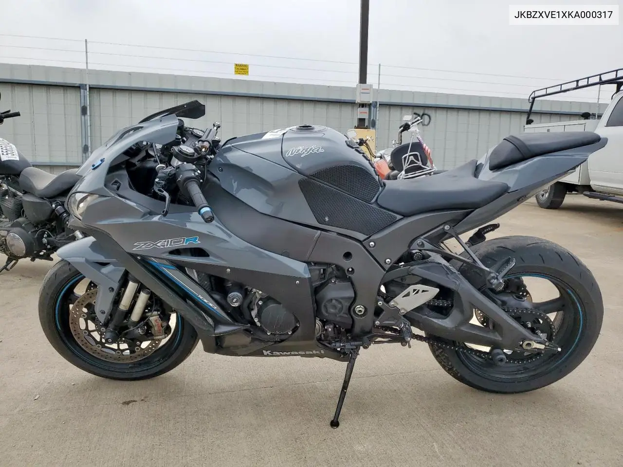 2019 Kawasaki Zx1002 VIN: JKBZXVE1XKA000317 Lot: 57518335