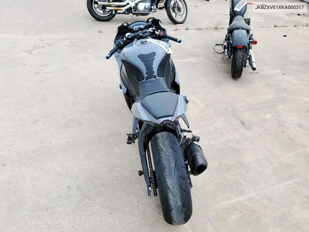 2019 Kawasaki Zx1002 VIN: JKBZXVE1XKA000317 Lot: 57518335