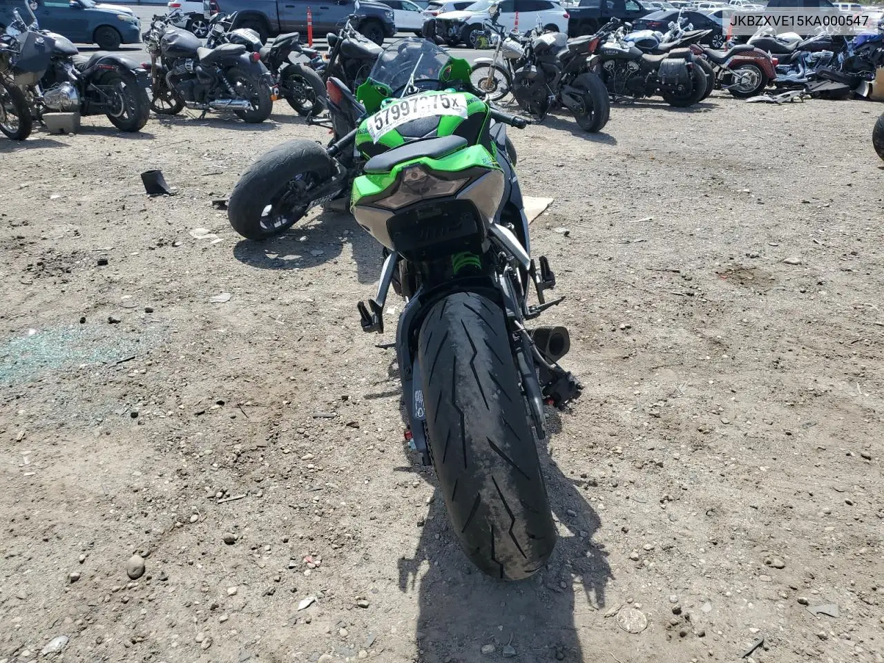 2019 Kawasaki Zx1002 VIN: JKBZXVE15KA000547 Lot: 57997375