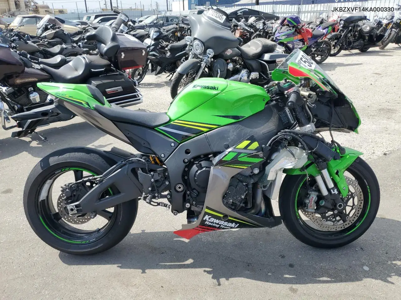 2019 Kawasaki Zx1002 VIN: JKBZXVF14KA000330 Lot: 58431445